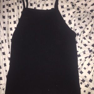 Black crop top